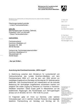 Erlass vom Ministerium Erlass vom Ministerium